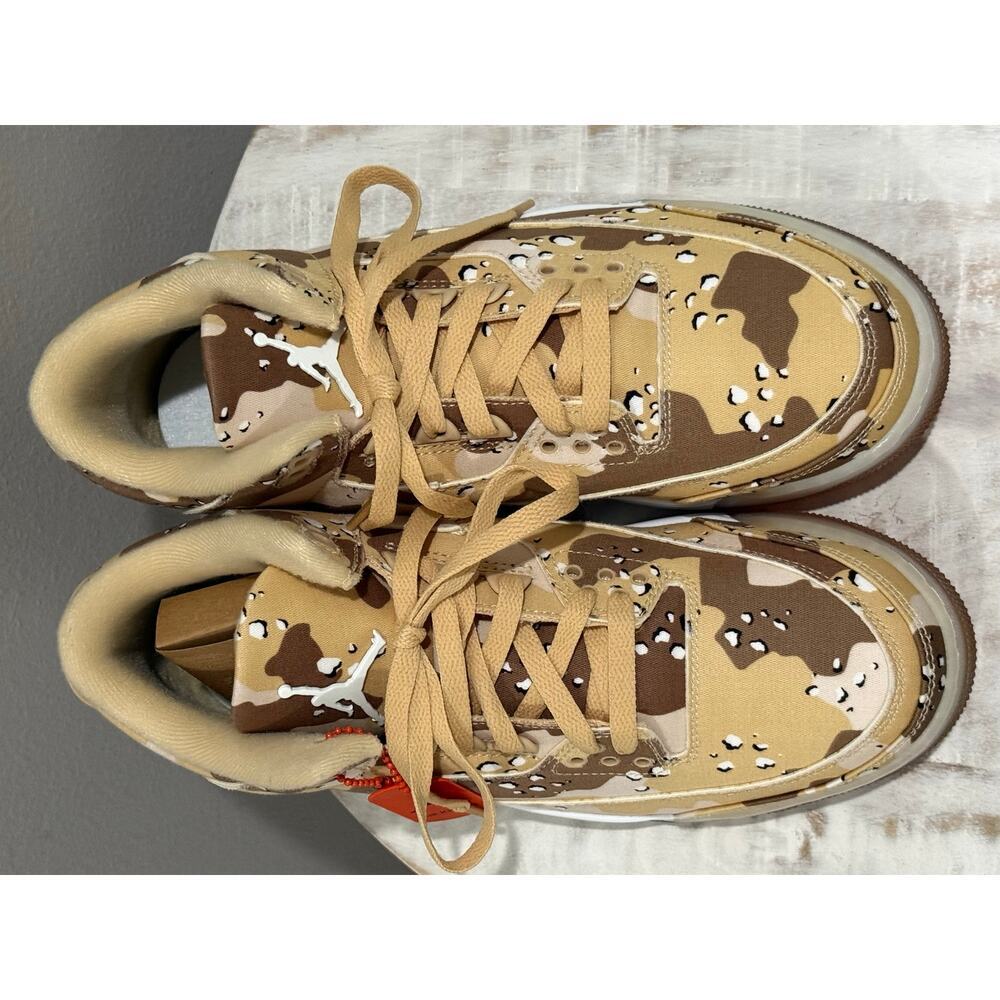 Jordan 3 Retro Desert Camo Size 10w 8.5m HM4301-200 - Picture 2 of 9